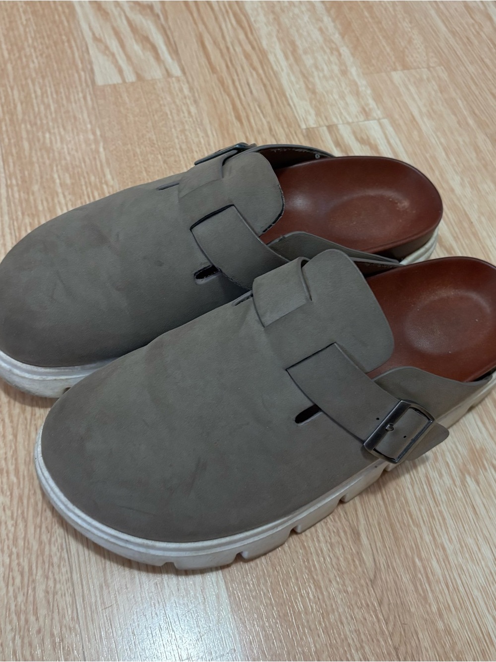 MIA Women's Slip-On Clogs in Taupe